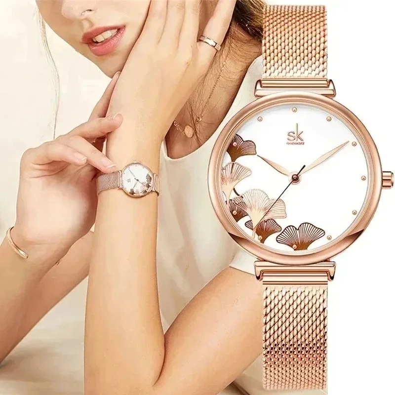 Luxury Women's Ginkgo Leaf Wat - Luxury Watch Gift For Her review and price