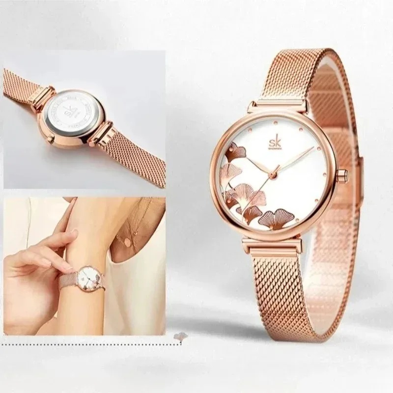 Luxury Women's Ginkgo Leaf Wat - Luxury Watch Gift For Her review and price