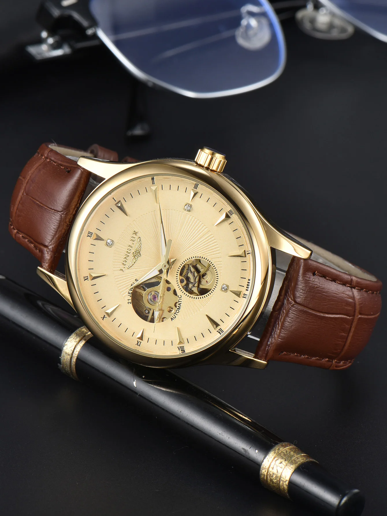 LONGLUX Automatic Watch Elegan - Seiko Watch Presage review and price